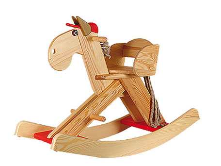 Schaukelpferd Oliver aus Holz