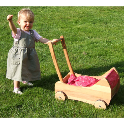 Verneuer Lauflernwagen Puppenwagen aus Holz