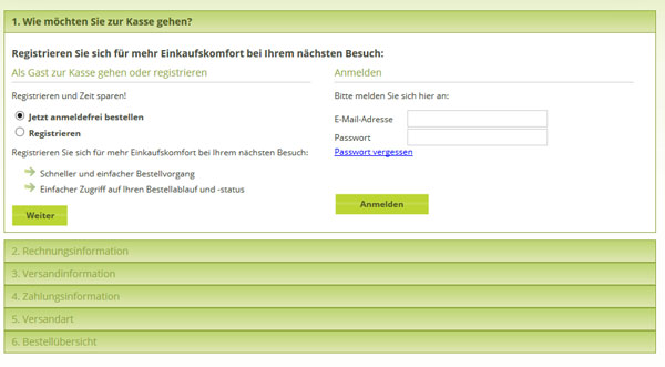 Holzfarm Anmeldeformular