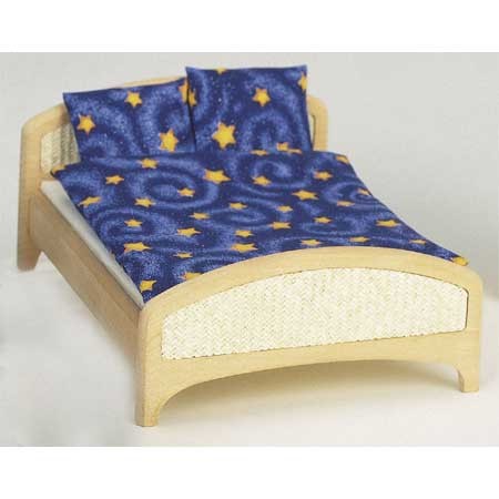 Bodo Hennig Puppenhaus Doppelbett Landhaus